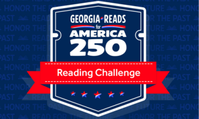 Georgia Reads for America 250 logo