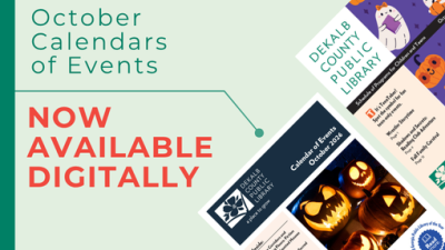 October Calendars of Events now available digitally
