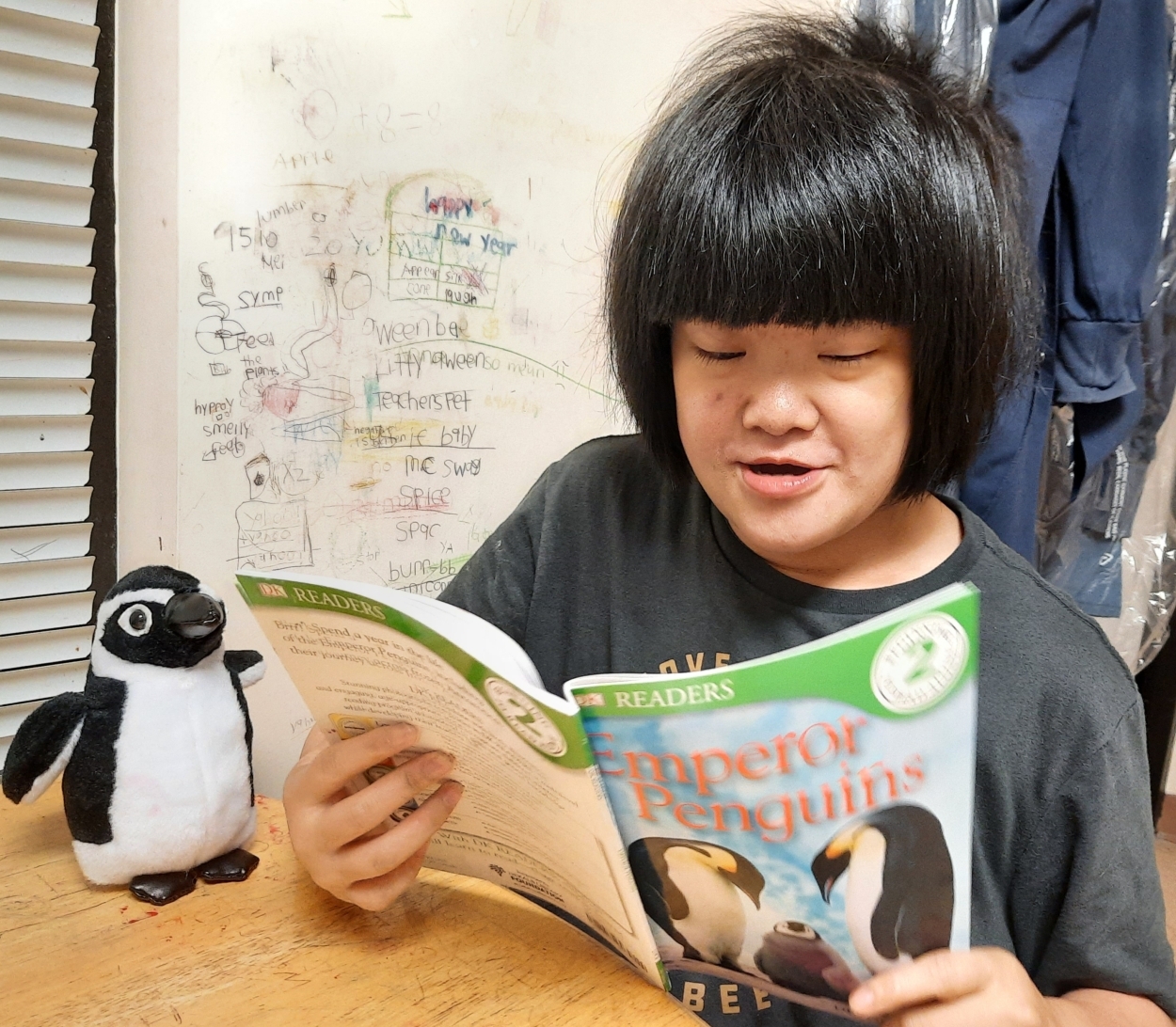 Penguins love to read books about...Penguins!