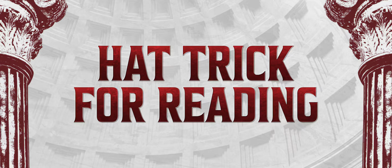 Hat Trick for Reading logo