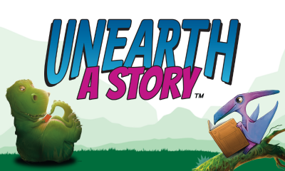 logo for 2026 Summer Reading Challenge Unearth a Story